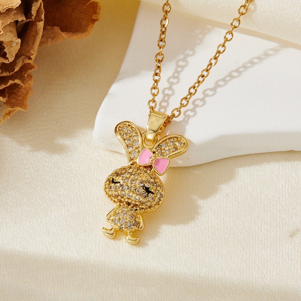 Kids Gold Charm Necklace Collection — 4 Styles