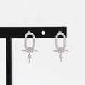 Crystal Teardrop Drop Earrings
