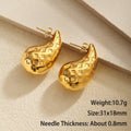 Gold Star Crystal Drop Earrings