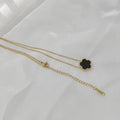 Black Clover Gold Jewelry Set