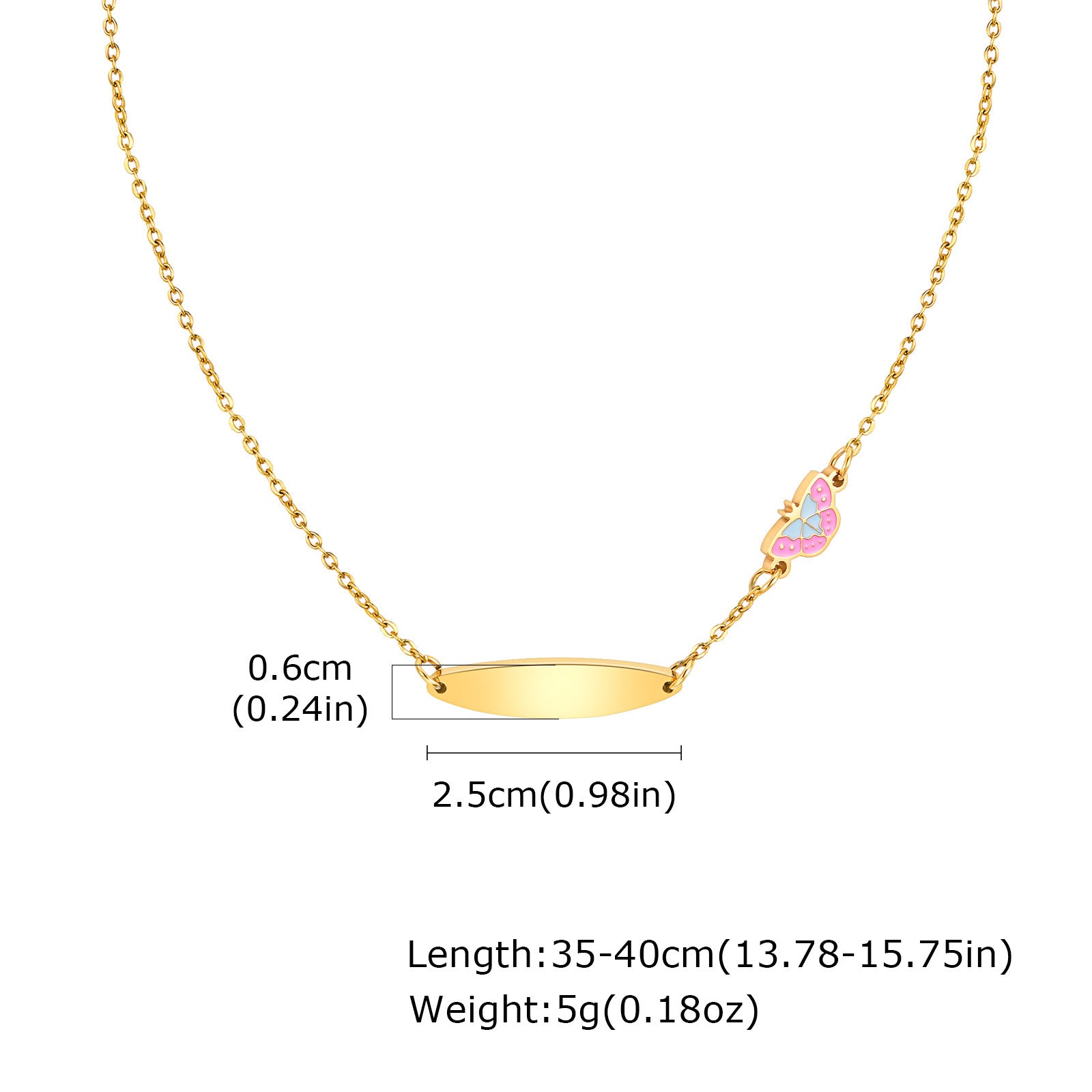 Kids Gold Charm Necklace Collection — 4 Styles