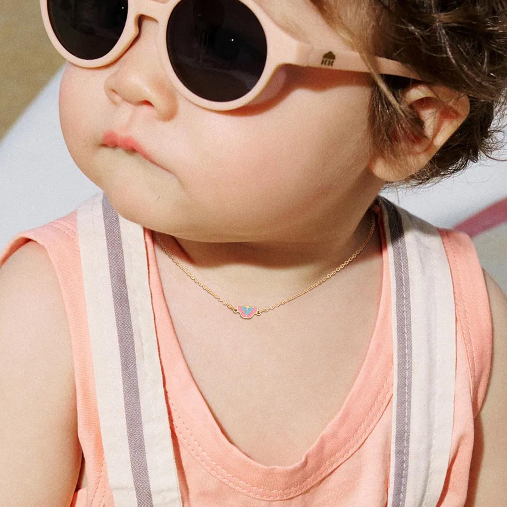 Kids Gold Charm Necklace Collection — 4 Styles