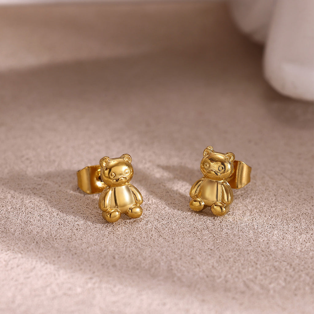 Gold Teddy Bear Jewelry Collection — 6 Styles. Kids collection