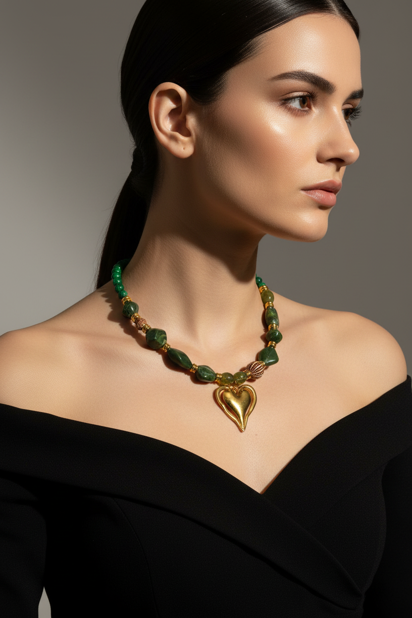 Gold Chunky Link Necklace